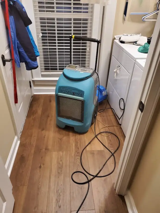 Commercial dehumidifier deployed for Flood Damage Cleanup in Memphis
