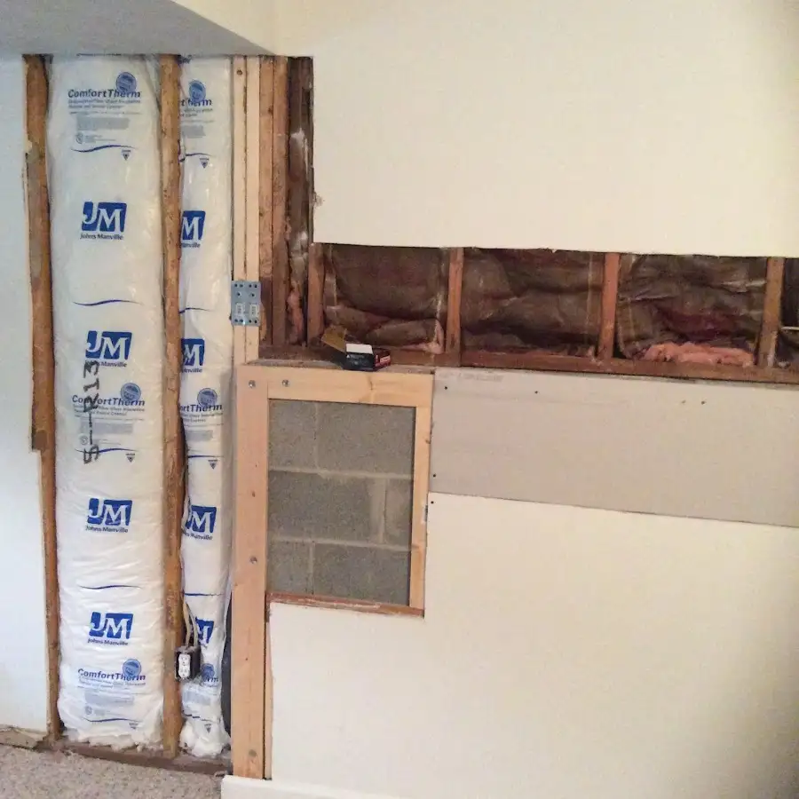 Wall insulation replacement during Structural Drying in Memphis